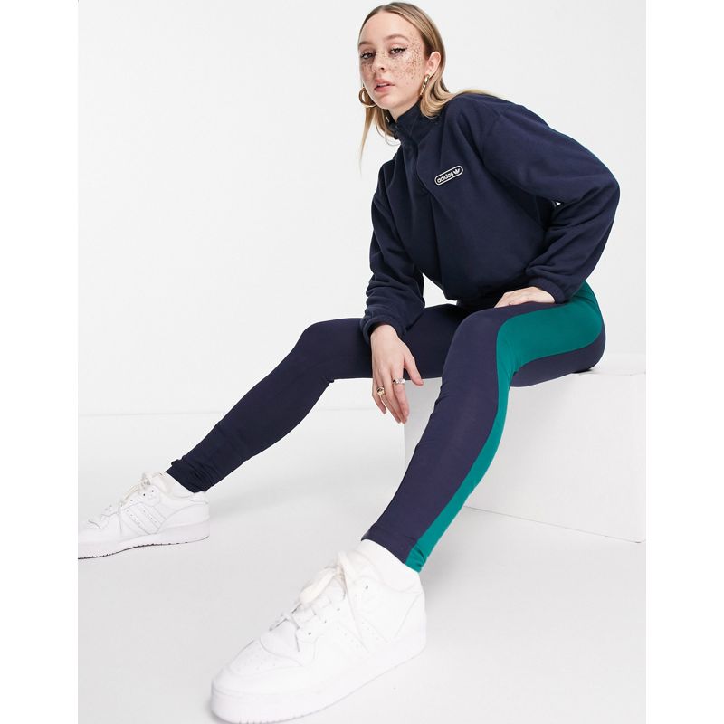 Activewear Donna adidas Originals - Retro Luxury - Leggings blu navy scuro
