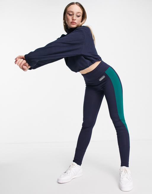 adidas Originals 'Retro Luxury' leggings in deep navy