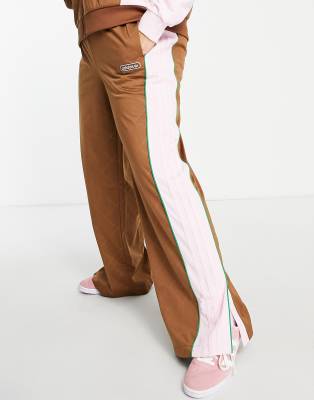 open leg track pants