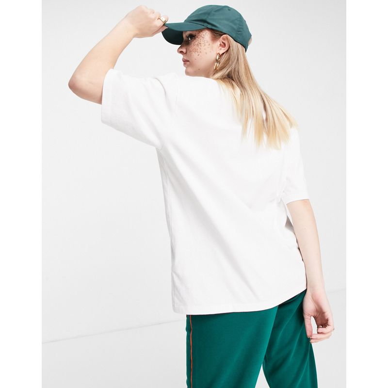 Donna Top adidas Originals - Retro Luxury - T-shirt bianca con scritta