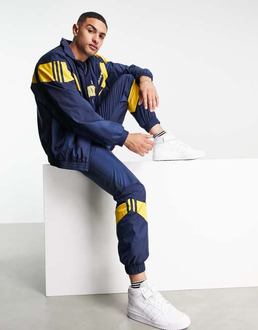 adidas Originals Retro Revival track top in navy