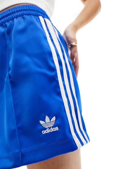 MEN'S ADIDAS SATIN SOCCER SHORTS (COLLECTOR'S ITEM) BLUE MED.