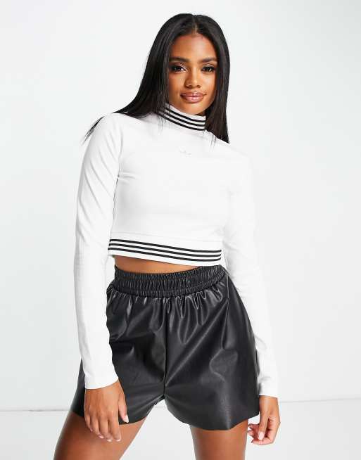 Adidas turtleneck 2025 crop top