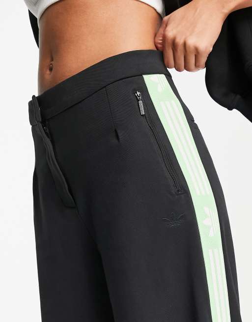 Buy Adidas Wide Leg Capri Track Pants - Black At 40% Off