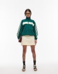 [adidas Originals] adidas Originals retro track jacket in green S MGREEN