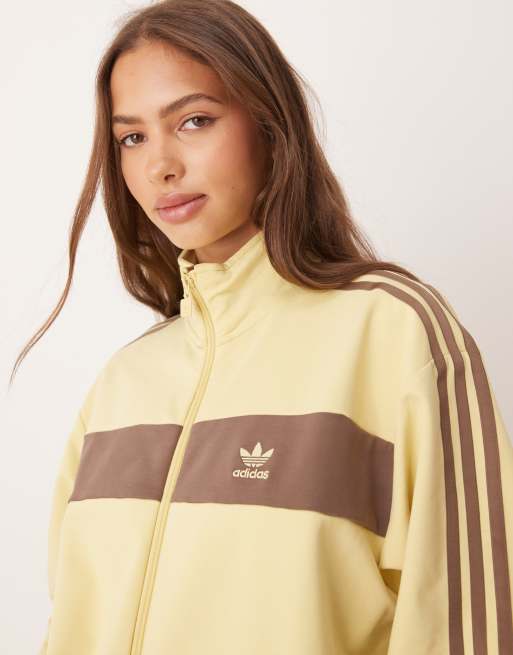 adidas Originals retro track jacket in yellow