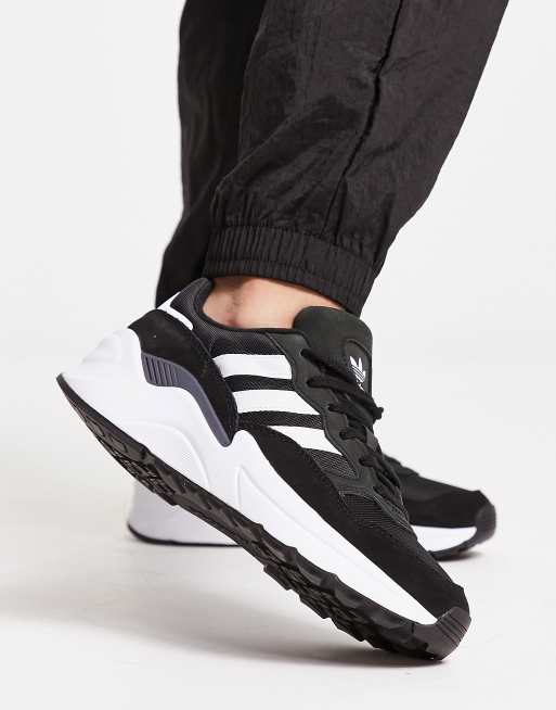 adidas Originals Retropy Adisuper trainers in black with white detail | ASOS