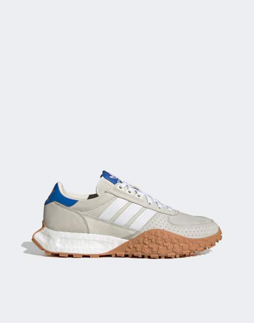 adidas Originals – Retropy E5 – Sneaker in Weiß und Blau