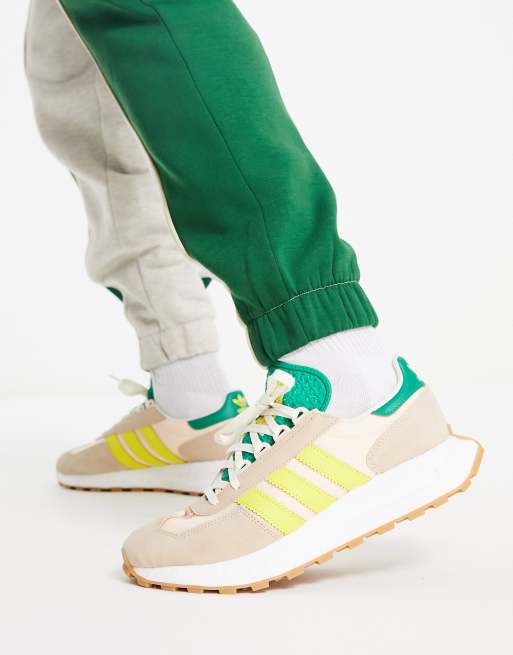 adidas Originals - Retropy E5 - Sneakers i fersken og multifarvet