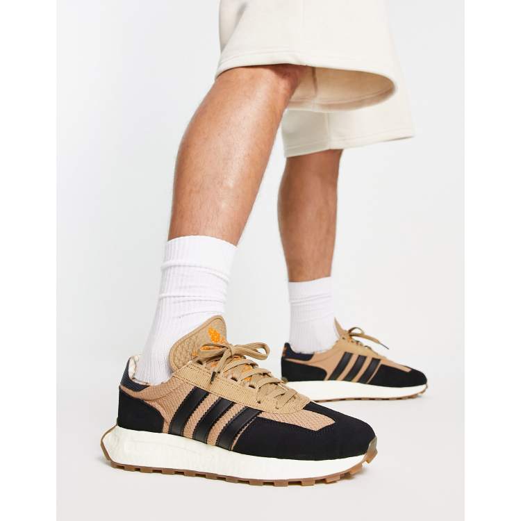 adidas Originals Retropy E5 sneakers in black and beige | ASOS