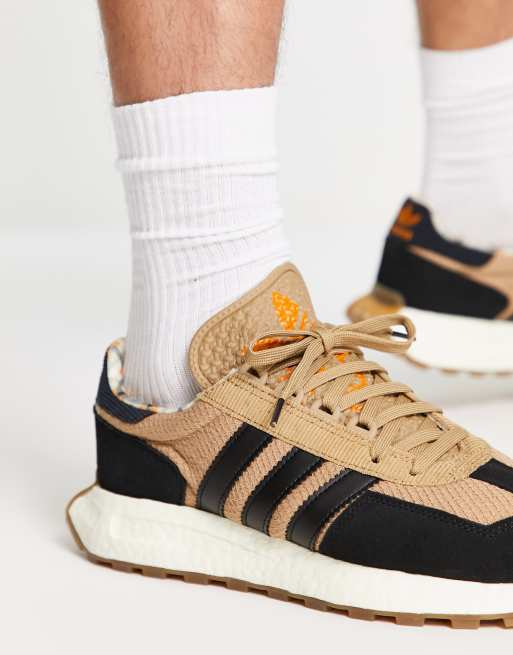 adidas Originals Retropy E5 sneakers in black and beige | ASOS