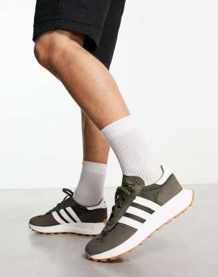 Adidas Originals Retropy E5 Sneakers In Khaki-green