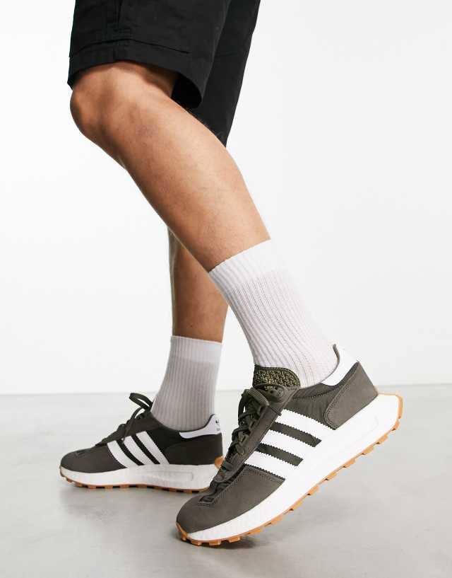 adidas Originals Retropy E5 sneakers in khaki