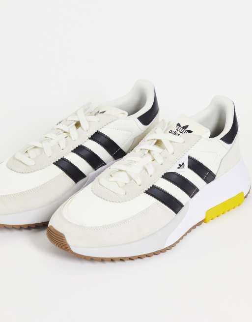 adidas Originals Retropy F2 sneakers in off white | ASOS