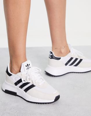 adidas Originals Retropy F2 trainers in white | ASOS