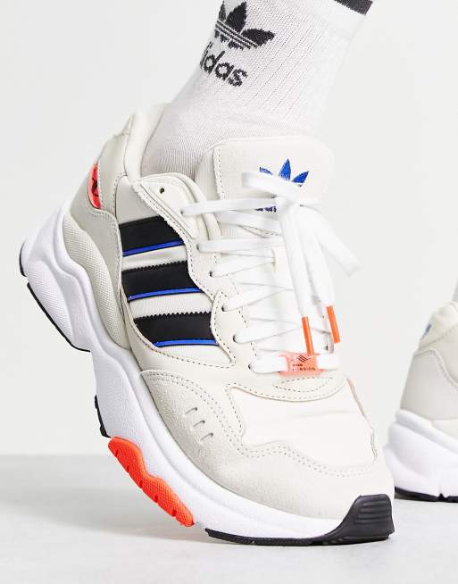 Hoopvol genezen Zuinig adidas Originals - Retropy F90 - Sneakers in wit en rood | ASOS