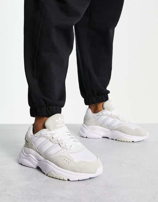 adidas Originals - Retropy F90 - Sneakers in wit en zilver
