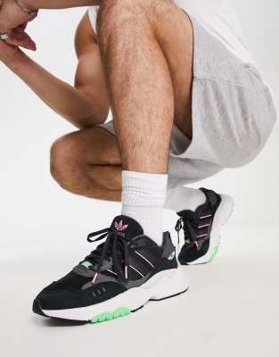 adidas Originals Retropy F90 trainers in black and grey - ASOS Price Checker