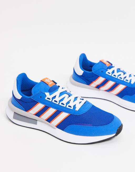 adidas Originals â Retroset â Sneaker in Blau | ASOS