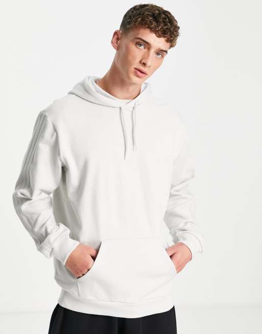 adidas Originals – Reveal Essentials – Kapuzenpullover in Grau