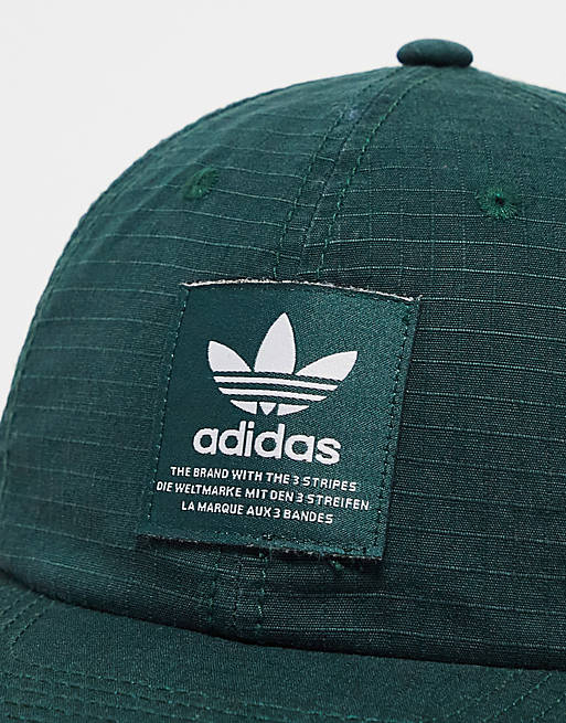 Adidas Mens Patch Snapback Hat - Green
