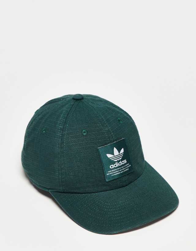 adidas Originals rewind snapback in dark green