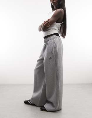 Adidas Originals Rhinestone Track Pants In Gray