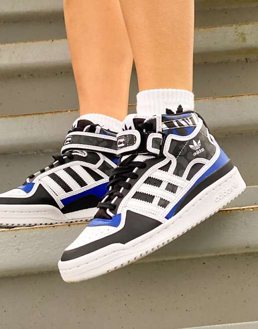 adidas Originals - Rich Mnisi Forum - Sneakers alte blu e animalier قهوة اسبريسو مطحونه adidas Originals - Rich Mnisi Forum - Sneakers alte blu e animalier قهوة اسبريسو مطحونه