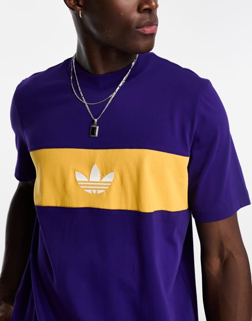 Adidas originals 90's clearance colour block boyfriend t-shirt