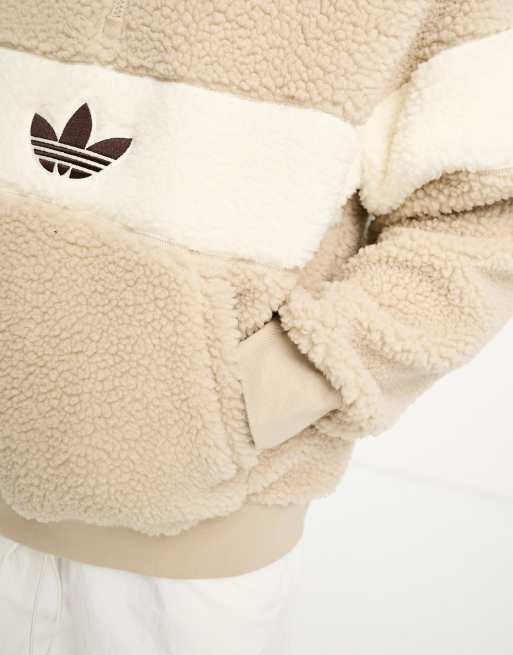 adidas originals sweat sherpa small logo