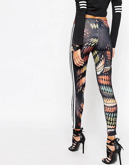 Ver internet decidir alabanza adidas Originals Rita Ora 3 Stripe Leggings In Multi Print | ASOS