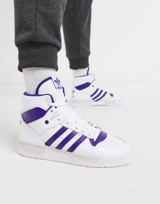 adidas blanche et violette