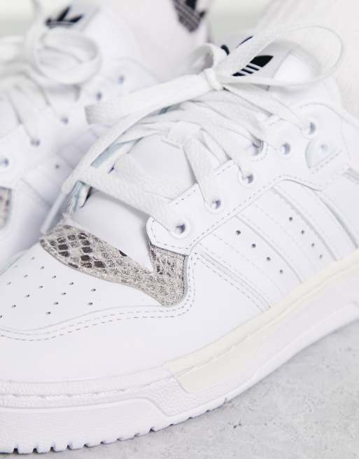 adidas Originals Rivalry Baskets motif serpent Blanc ASOS