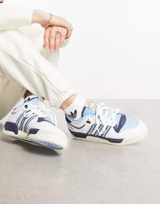 adidas Originals - Rivalry Low 86 - Baskets basses - Blanc, multicolore et bleu