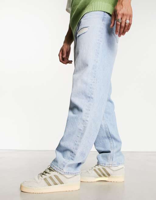 Adidas jeans fashion grijs