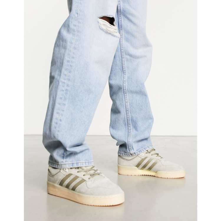 Adidas Rivalry Outfit Adidas Originals Rivalry Low 86 Sneaker In Khaki And  Light Gray ASOS