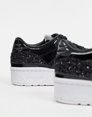 adidas rivalry low black glitter