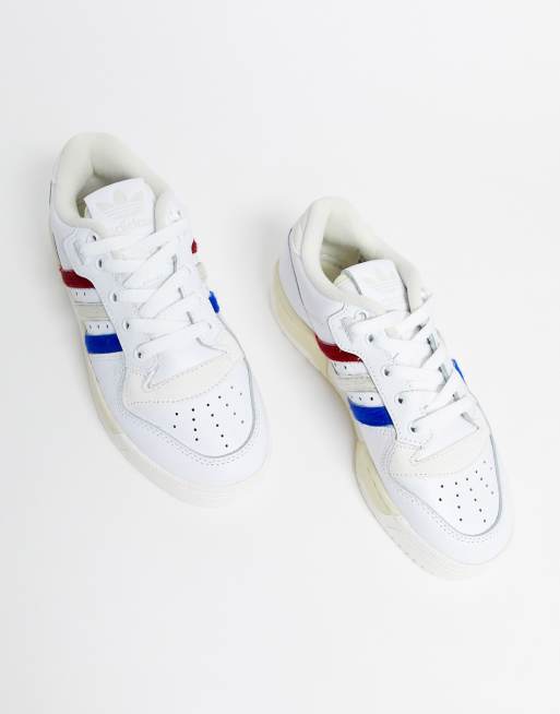 adidas Originals Rivalry Low ponyhair sneakers in tricolour | ASOS