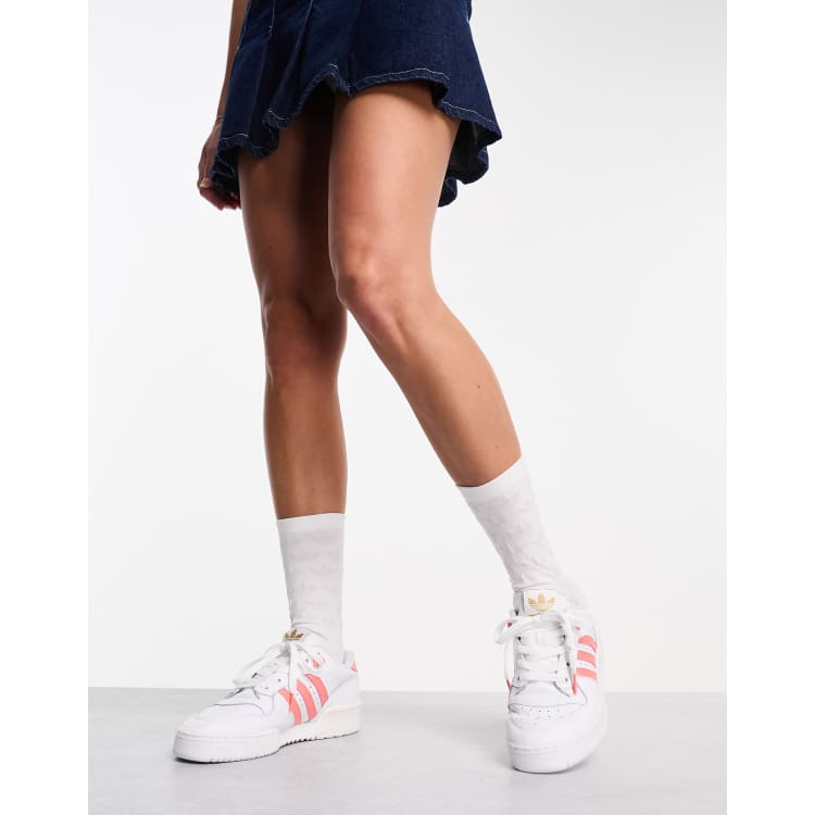 Coral adidas outlet sneakers