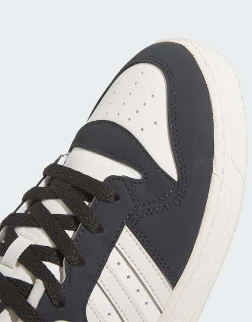 adidas originals rivalry low trainers in triple black
