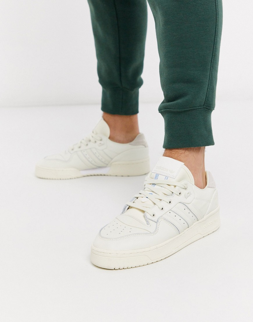 Adidas Originals Rivalry low trainers in off white