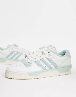 adidas rivalry low white green