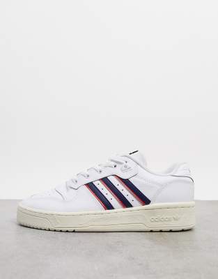 adidas originals rivalry lo trainers in triple white