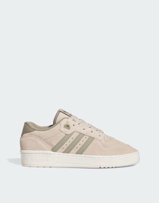 adidas Originals Rivalry low trainers in wonder beige