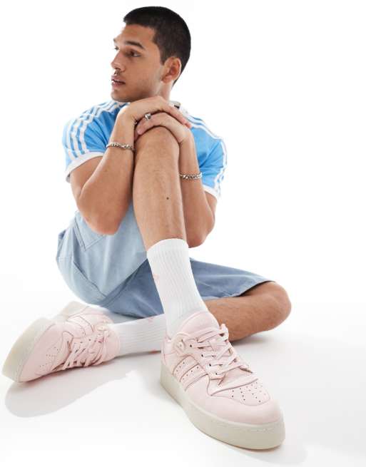 Adidas originals rivalry low pink hotsell