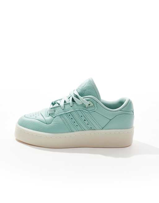adidas Originals Rivalry Lux Low trainers in green | ASOS