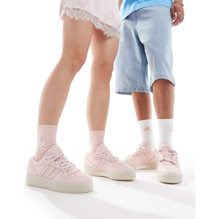 adidas Originals Rivalry Lux Low trainers in sandy pink | ASOS