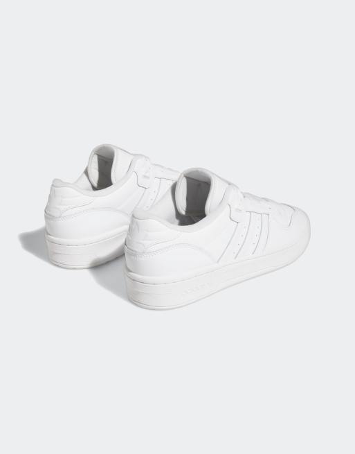 Adidas originals – rivalry – outlet niedrige sneaker in dreifach-weiß