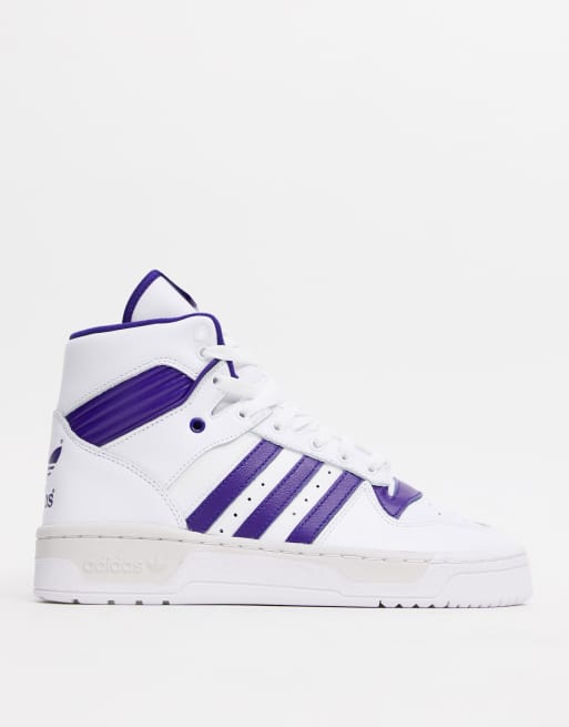 adidas neo bianche e viola