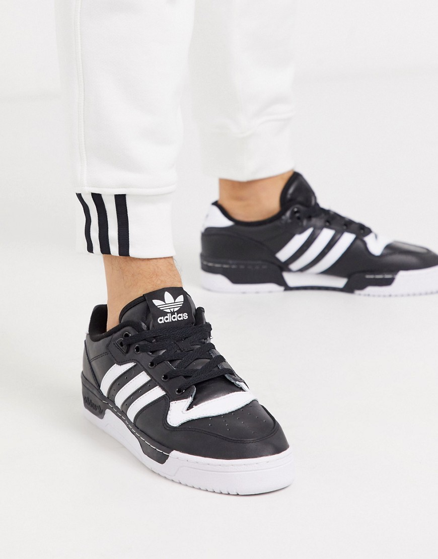 adidas Originals – Rivalry – Svarta låga sneakers
